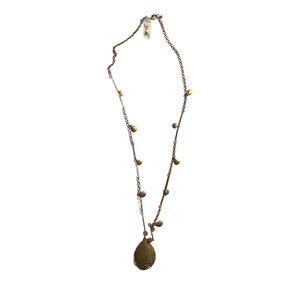 New $58 Rebecca Minkoff Gold Teardrop Charm Necklace - glam AF